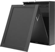Tavolo da Parete Tavolo da Parete Nero - Scrivania da Parete Ripiegabile - 45kg di Capacità di Sostegno