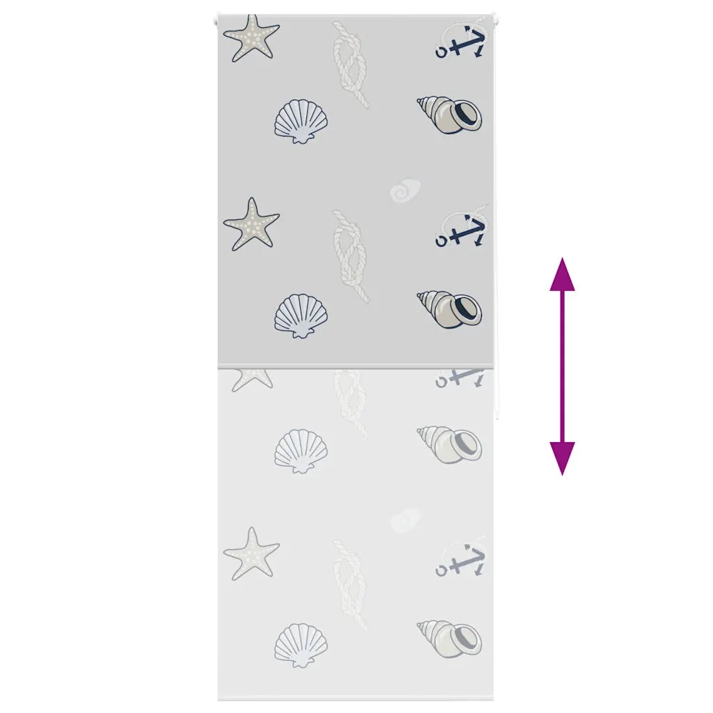 Tenda a Rullo Doccia 90x240 cm Larghezza Tessuto 86 cm
