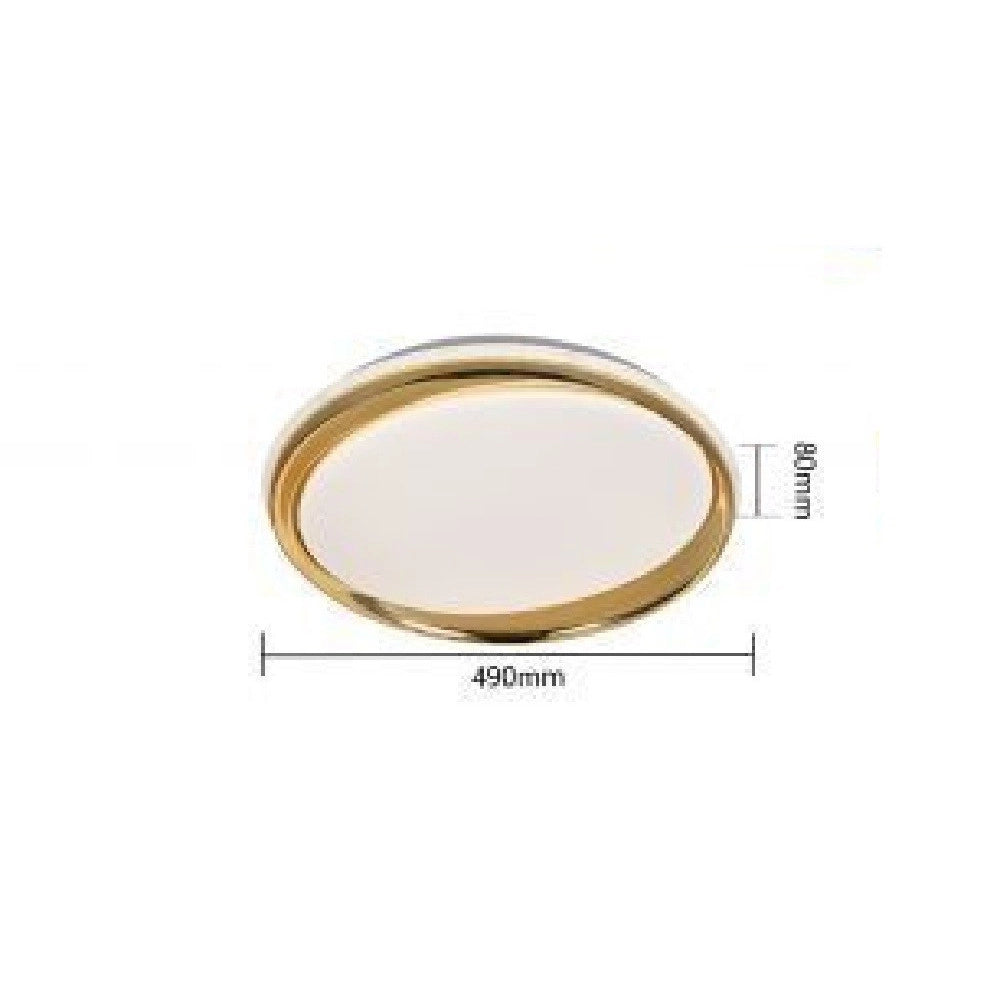 Trade Shop - Lampadario Plafoniera Luminosa Led Da Soffitto Dimmerabile 3 Toni Di Luce C25-3c -