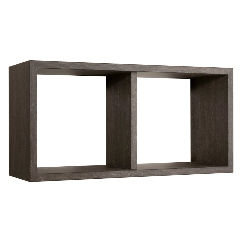 Mensola da Muro In Legno Di Design Modello MORGANA MAXI, Misure 70x35 p23.7 cm. Finitura ROV. SCURO - MADE IN ITALY