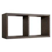 Mensola da Muro In Legno Di Design Modello MORGANA MAXI, Misure 70x35 p23.7 cm. Finitura ROV. SCURO - MADE IN ITALY