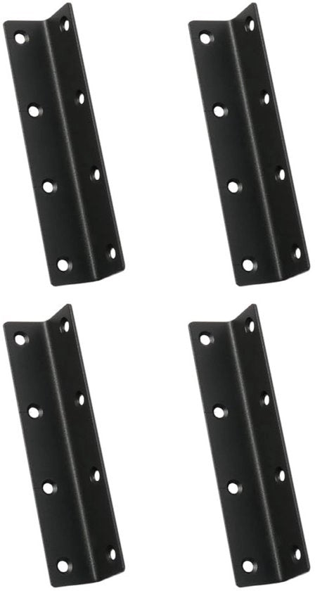 Set di Angoli in Acciaio Inossidabile a 90 Gradi - Angoli L - 27 x 140 mm - Sostegni Angolari Stabili e Duraturi