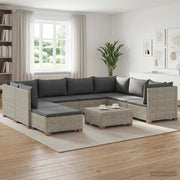 9 pz Set Lounge in Rattan con Cuscini GENDT Rattan naturale 3429865