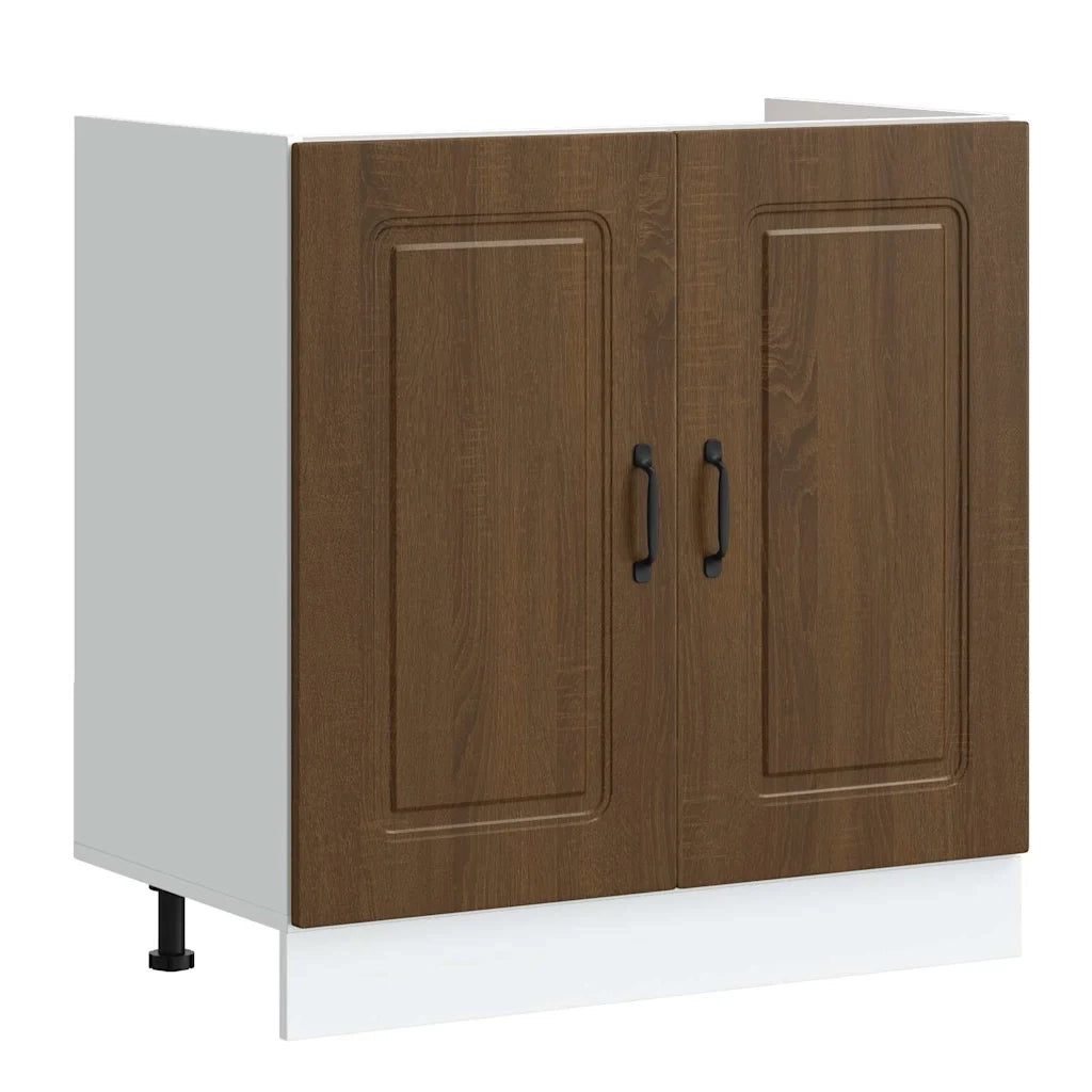 Pensile da cucina | Mobile da cucina Kalmar Rovere Marrone 80 x 46 x 81,5 cm