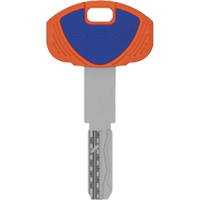 CHIAVE PUNZONATA EVO K64 1A SECUREMME - OTTONE NICHELATO- 5 pezzi