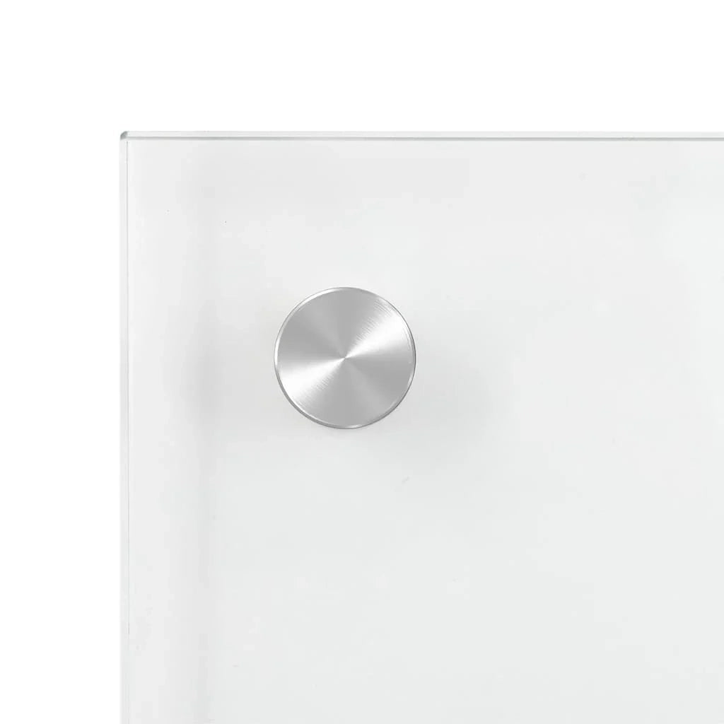 Set di 2 paraschizzi per cucina 80 x 60 cm in vetro temperato trasparente 02_0055737