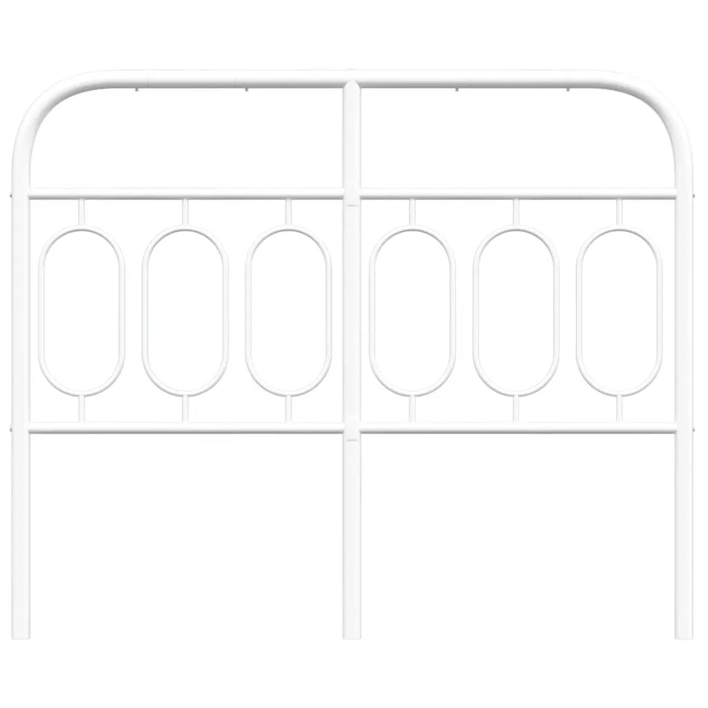 Testiera di Ricambio in Metallo Bianco 120 cm 377197