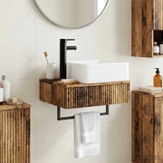 Lavabo da Parete Legno antico 50 x 41 x 39 cm 890196