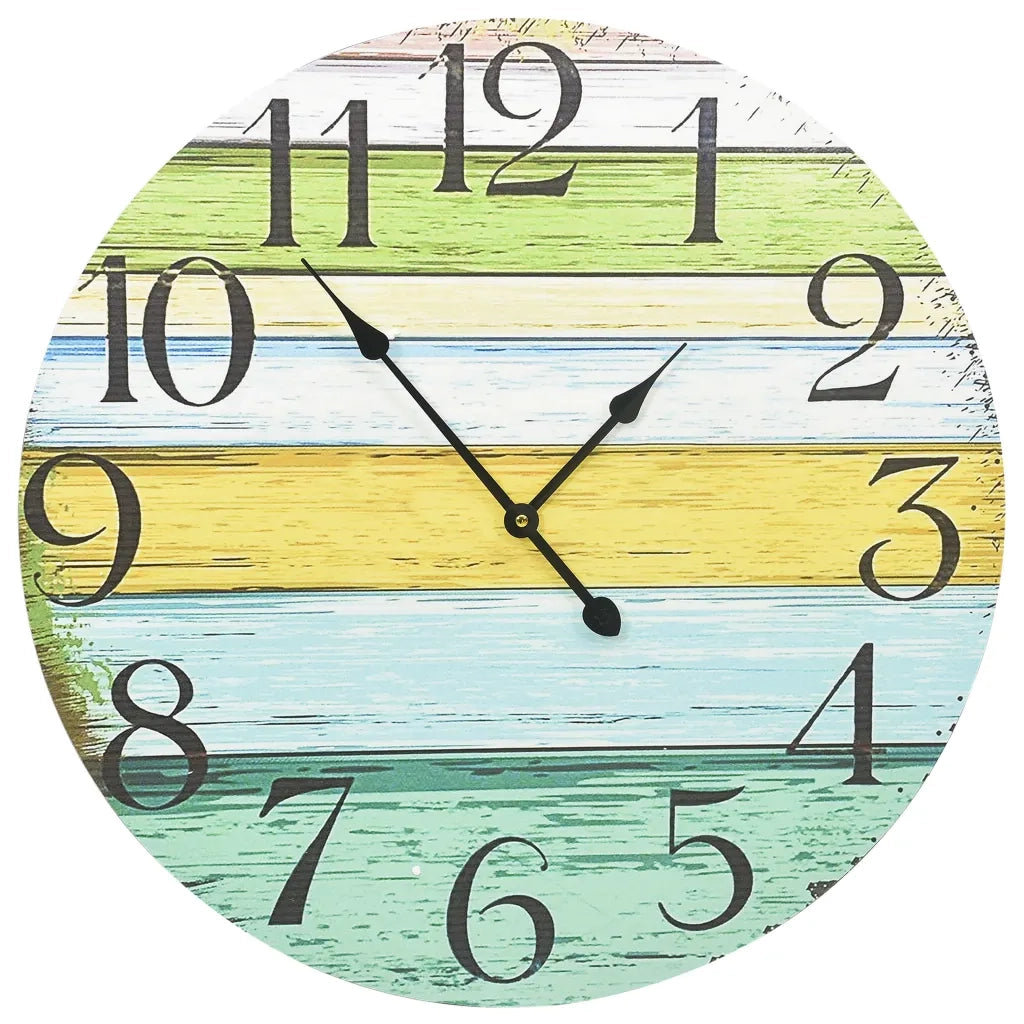 Orologio da Parete Multicolore 60 cm in MDFcod mxl 103964
