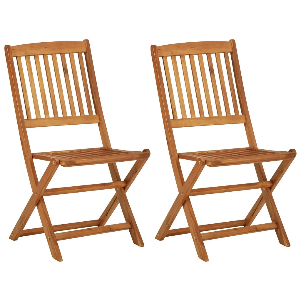 Set da Pranzo da Giardino 3 pz Pieghevole in Massello di Acacia 3058254