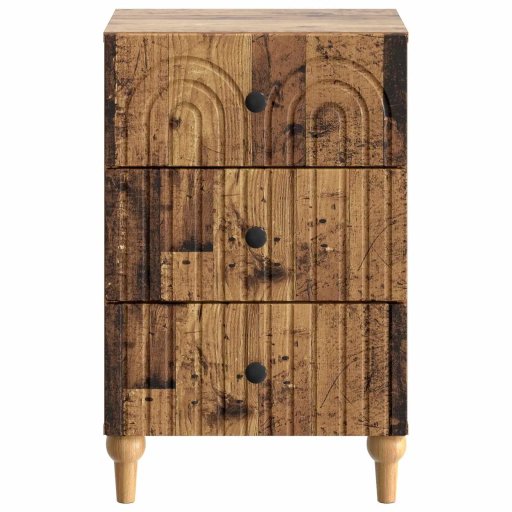 Armadio da Notte con cassetto Legno antico 43x 41 x 66,5 cm 894103