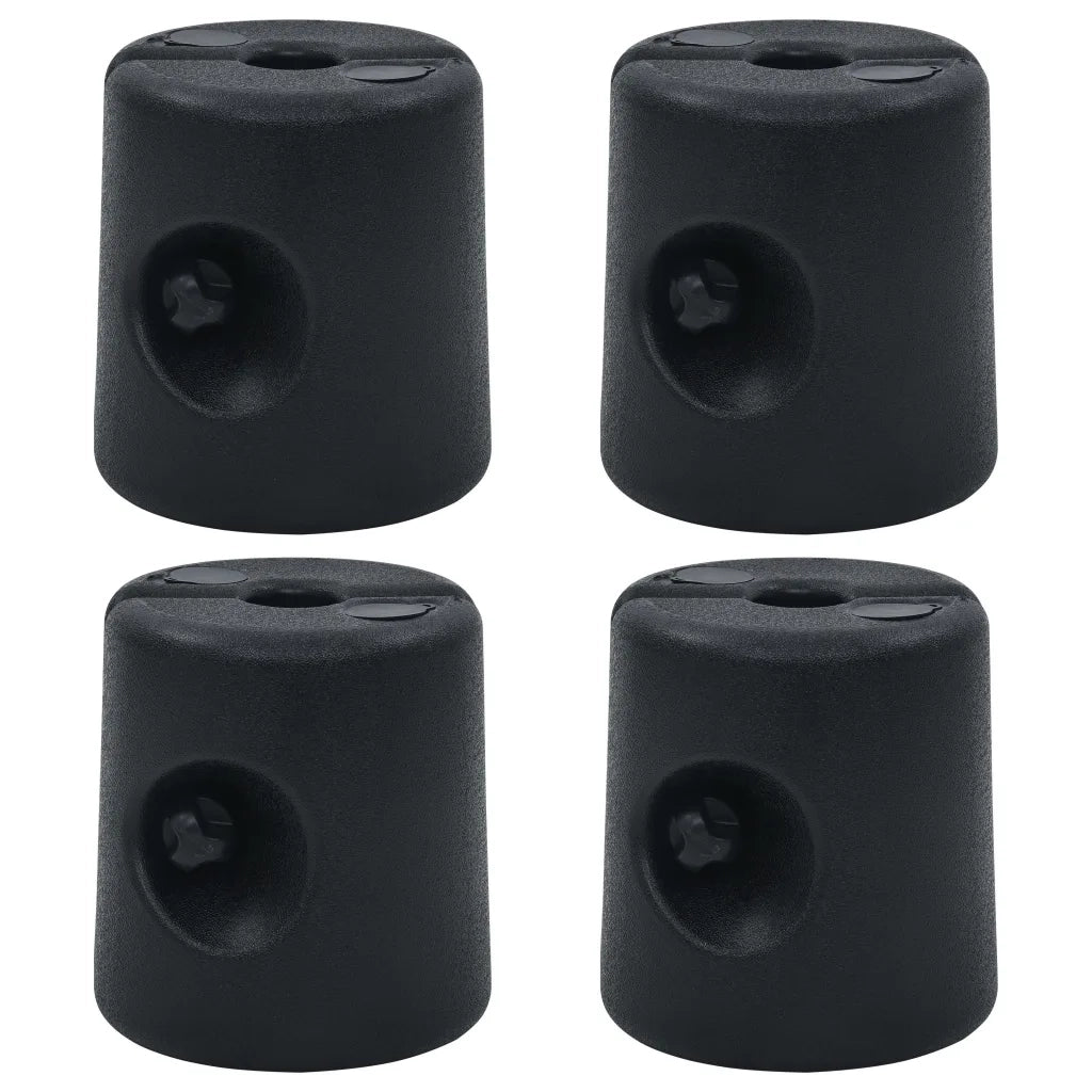 Pesi per Gazebo 4 pz in PE Neri CFW4991510