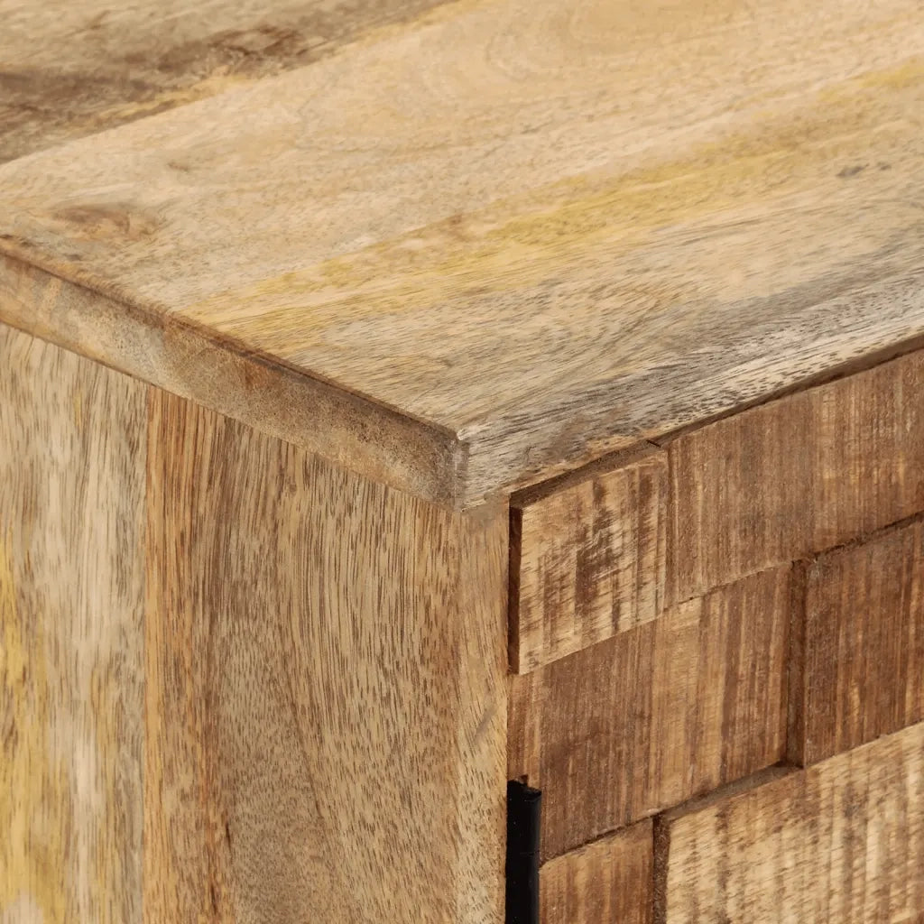 Credenza 110x30x70 cm in Legno Massello di Mango 376063