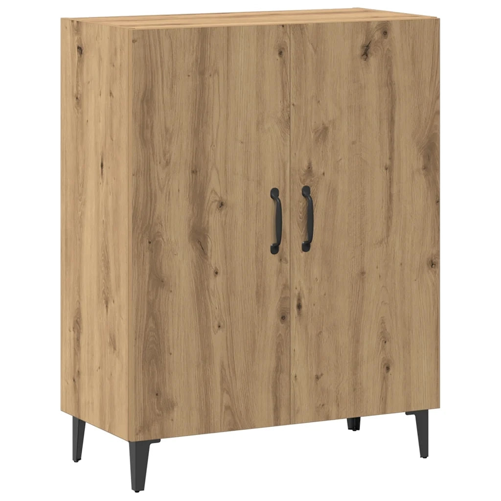 vidaXL Credenza Rovere Artigianale 70x34x90 cm in Legno Multistrato