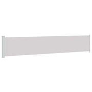 Tenda da Sole | Tenda laterale Retrattile per Patio 117x600 cm Grigia