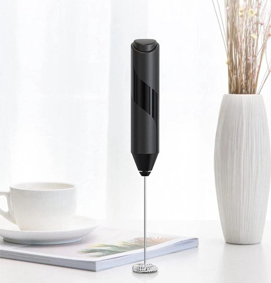 Melkopschuimer portatile alimentato da batterie per uova, caffè e cappuccino - schiuma di cioccolata calda frappe mixer