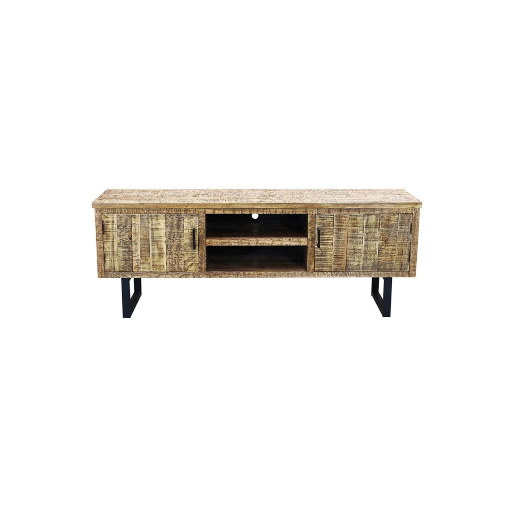 Porta tv Moderno in Legno Metallo cm 160x45x60 - WILLARD