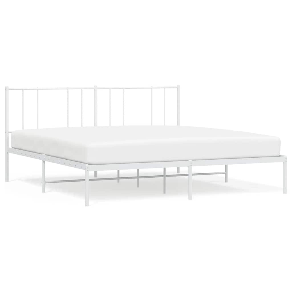 Giroletto con Testiera Metallo Bianco 183x213 cmcod mxl 105426