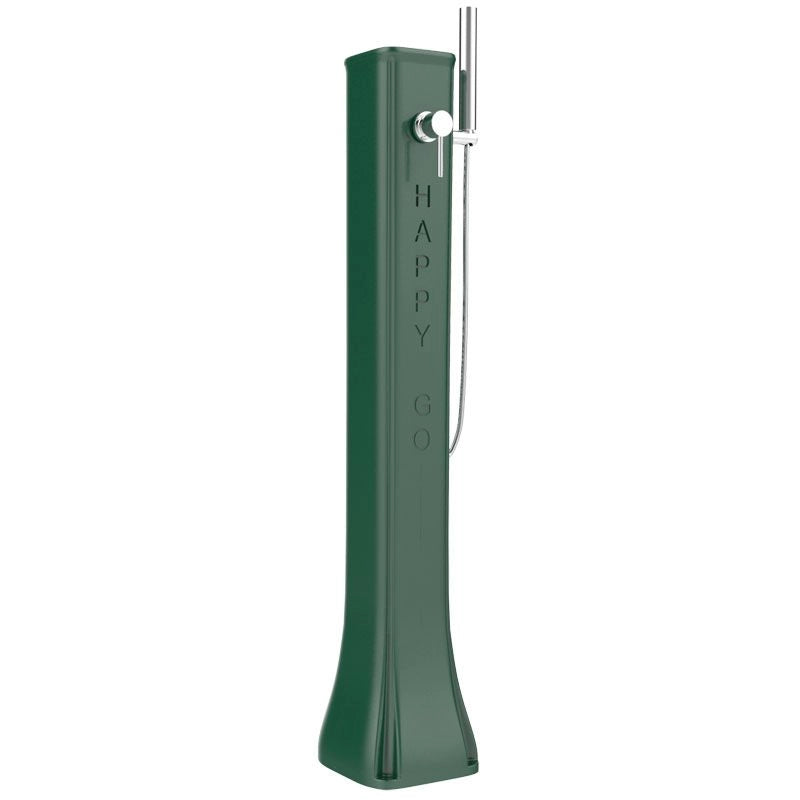 Doccia solare da esterno HAPPY GO 19 LITRI in polietilene, con doccetta mobile - Doccia Solare Da Esterno Happy Go 19 Litri In Polietilene, Con Doccetta Mobile Colore Verde