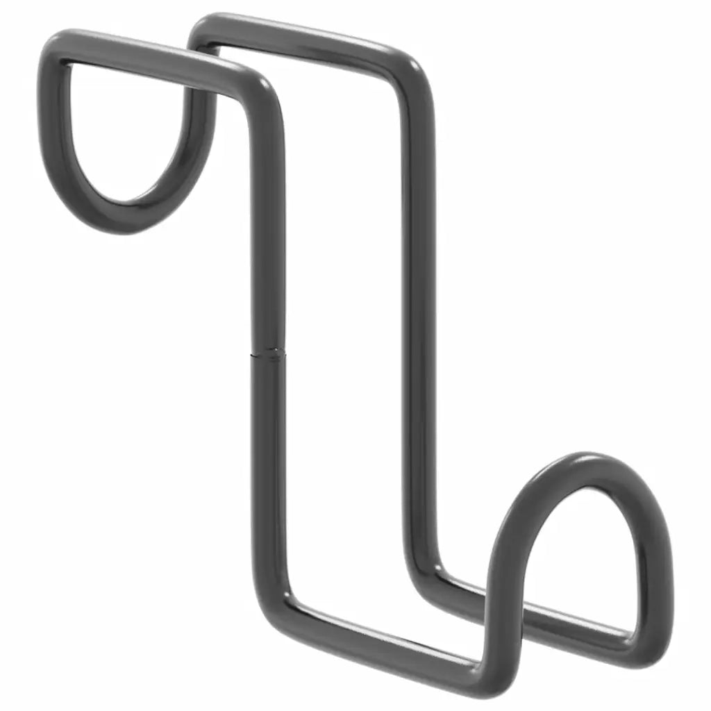 Supporti Briglie 3 pz in Acciaio Nero