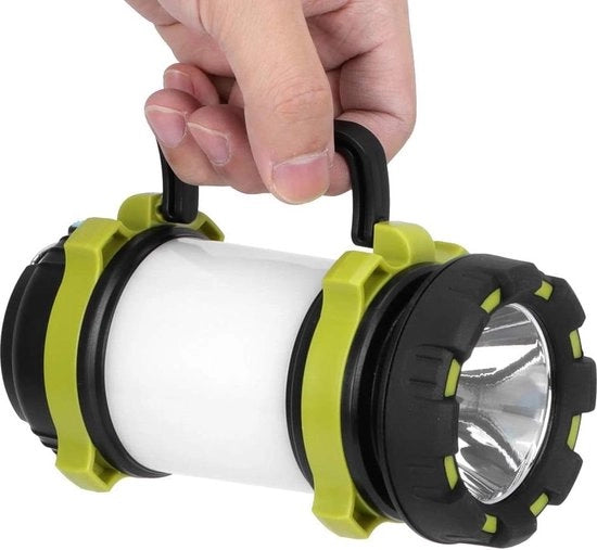 Lanterna LED Portatile da 1000lm - Illuminazione di Emergenza Forte e Chiara - IP68 Resistente all'Acqua - Lampada USB Ricaricabile con Batteria Esterna - Ricaricabile - 36000 Ore di Durata