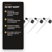 Spremitore di Erba di Alta Qualità in Acciaio - 1/2 Pollice Tubo Interno - Resistente alla Ruggine e Corrosione - Facile da Utilizzare - Duraturo e Robusto - Spremitore di Irrigazione