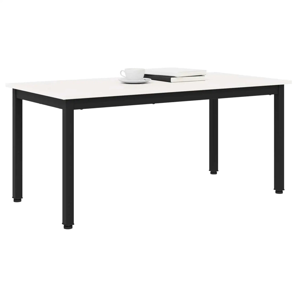 Tavolino da salotto Bianco 100 x 50 x 45 cm Pino massello 892766