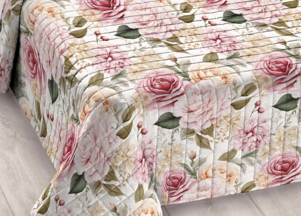 Quilt Trapuntino Piumino Estivo Digitale 100gr/mq Microfibra Flower D1