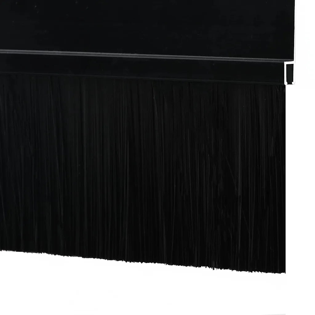 Spazzole per porte autoadesive 6 pz Nero 100 cm CFW8773851