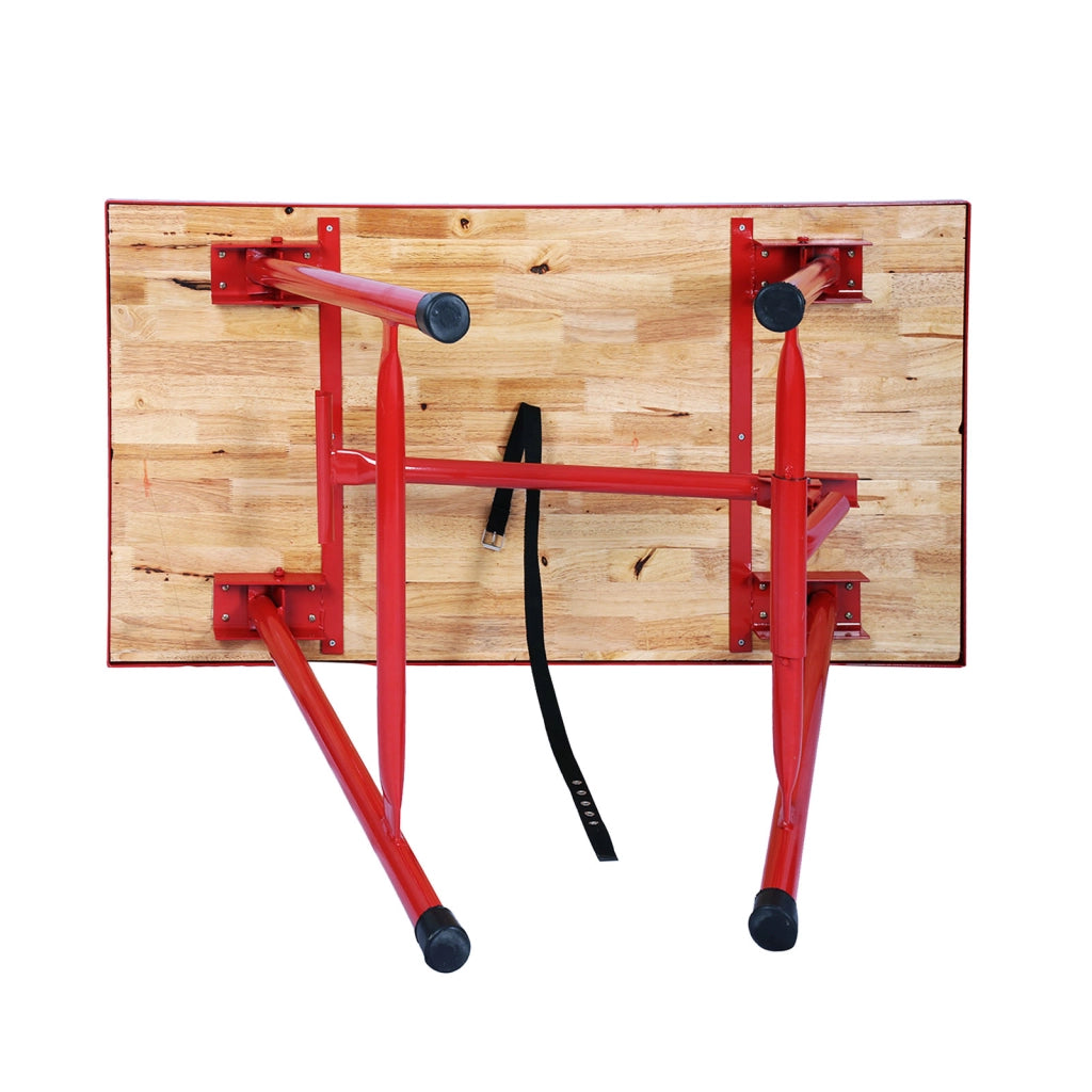 Banco da lavoro pieghevole acciaio 120x62,5cm Tavolo da officina