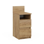 Vicco  Quercia dorata 25 x 59.1 cm con 2 cassetti
