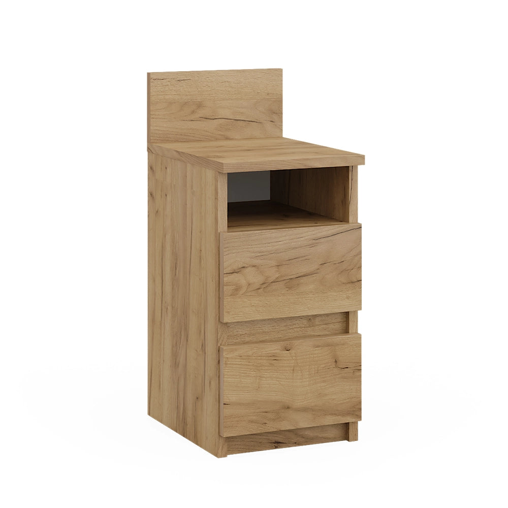 Vicco  Quercia dorata 25 x 59.1 cm con 2 cassetti
