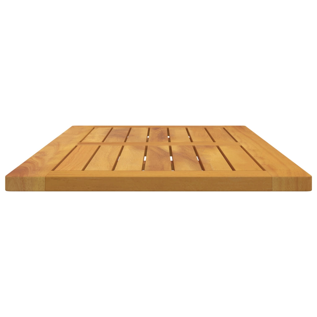 Piano Tavolo 90x45x2,2 cm Rettangolare in Legno Massiccio di Acacia