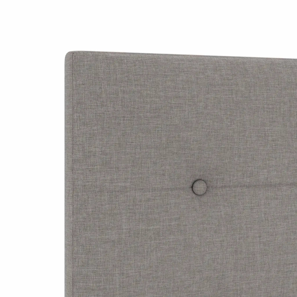 Letto box spring con materasso Tortora 200 x 200 cm Tessuto 3454954
