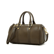Borsa a tracolla da donna in vera pelle, verde