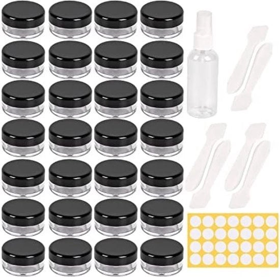 70 contenitori in acciaio, 5 ml, contenitori con coperchio, contenitori per balsami labiali, piccoli contenitori per balsami labiali, mini contenitori per crema vuoti, contenitori per crema, contenitori per unguenti, contenitori cosmetici.