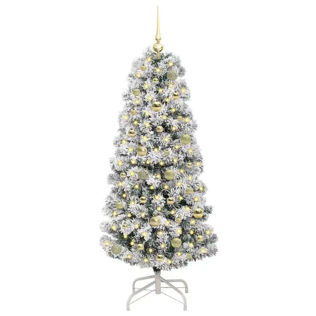 Albero di Natale | Decorazioni natalizie Artificiale con Rami Pieghevoli 150 cm