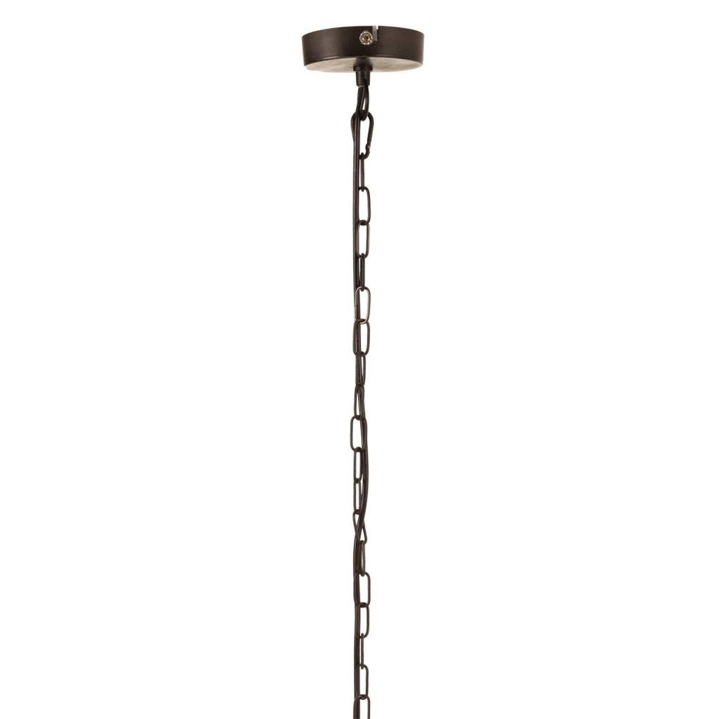 Plafoniera in metallo dorato 38,5x38,5x49,5h