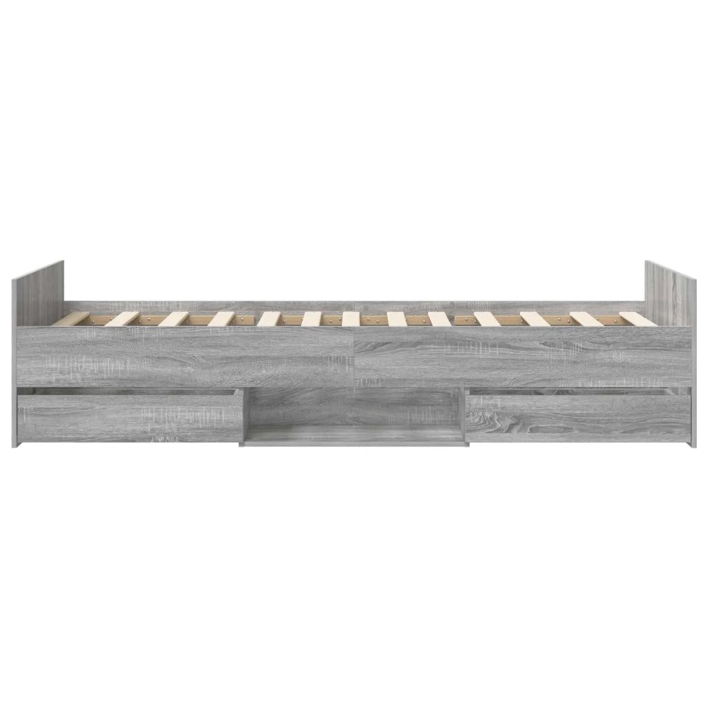 Struttura del letto Sonoma grigio Legno ingegnerizzato 3429513