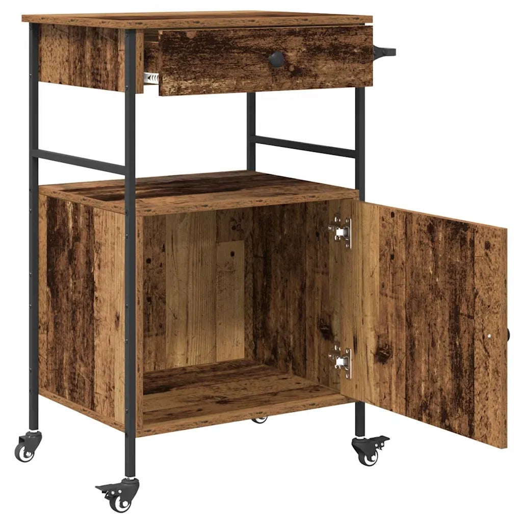 Carrello da Cucina Legno vecchio 56 x 43 x 89,5 cm CFW5267473