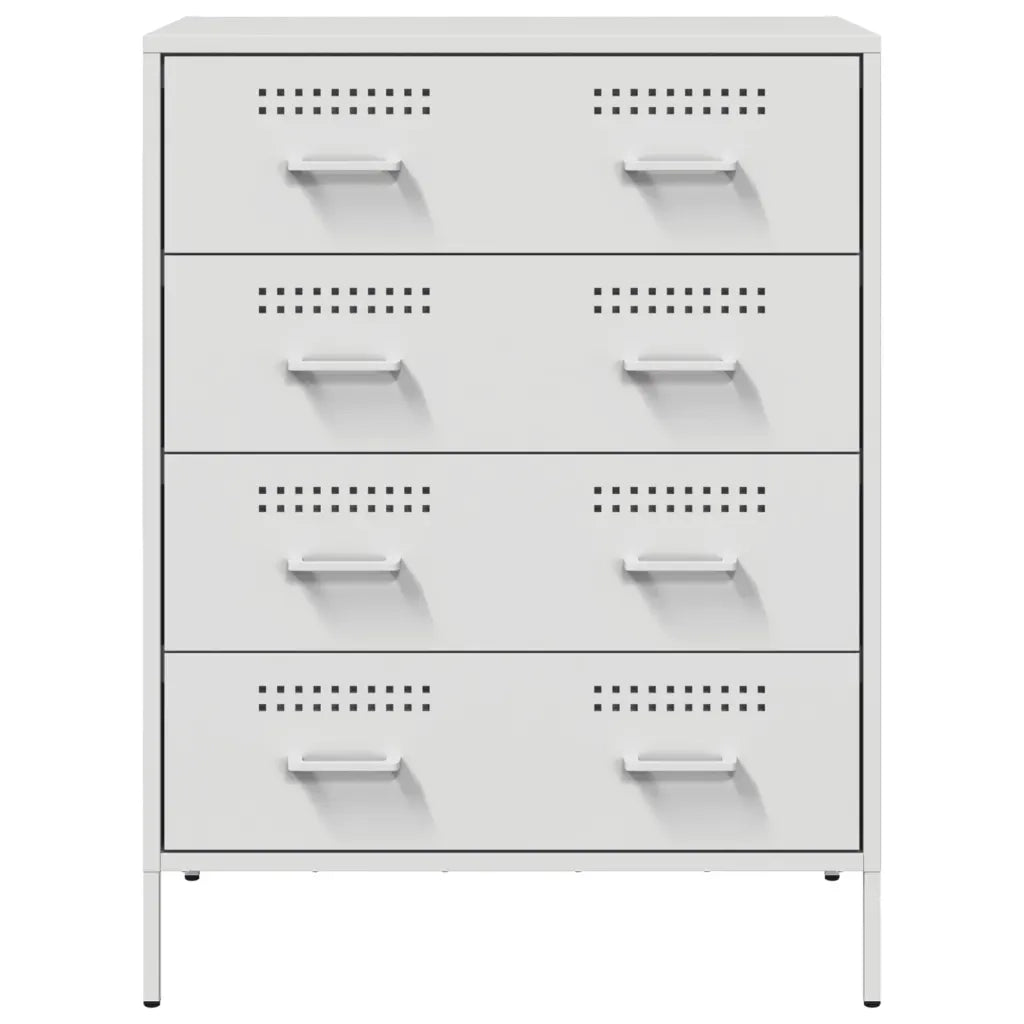 Credenza | Madia | Buffet da pranzo | Armadio da pranzo Bianca 68x39x89 cm in Acciaio