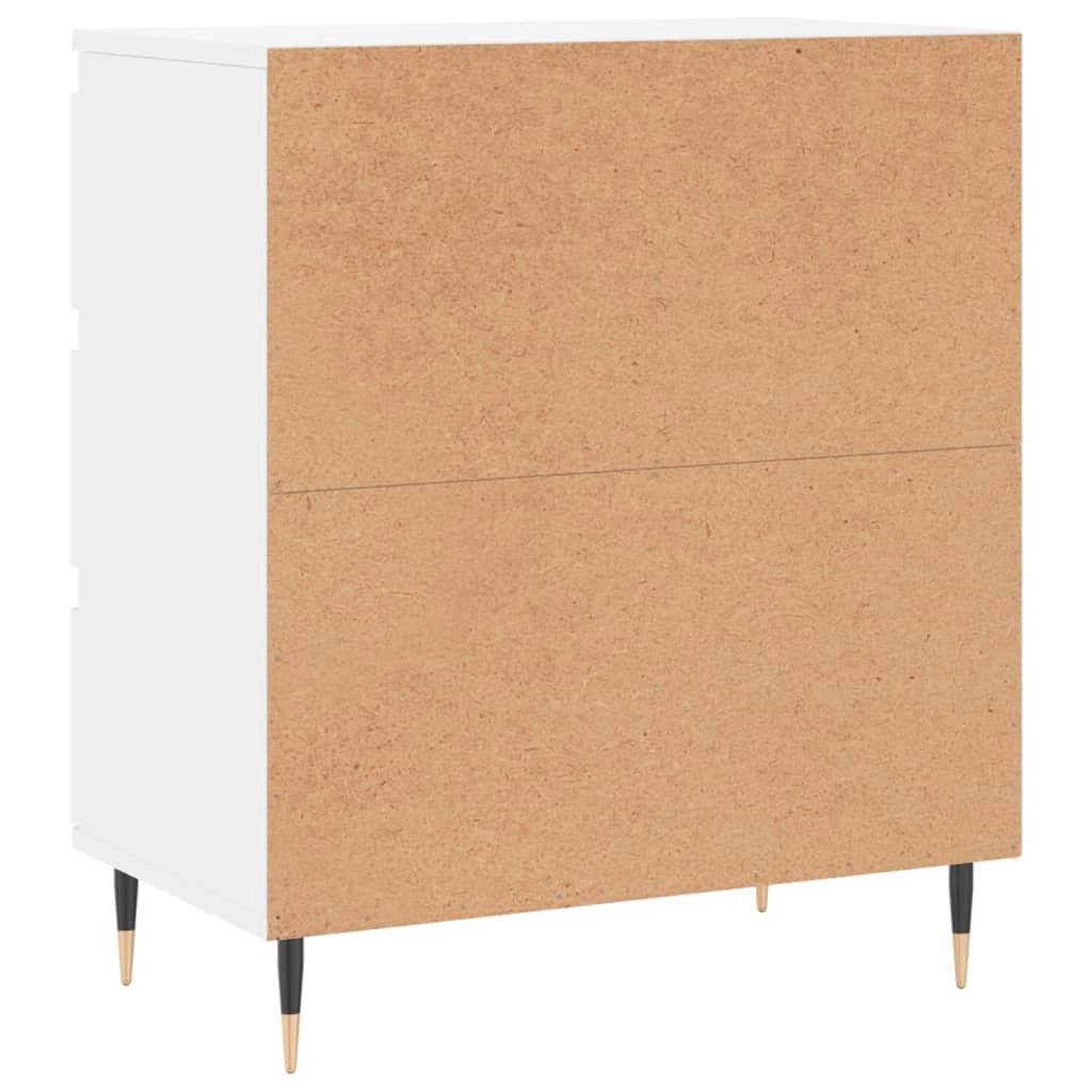 Buffet credenza cassettiera armadio mobile contenitore organizer per cucina soggiorno salotto 60 x 35 x 70 cm legno ingegnerizzato bianco 02_0030369