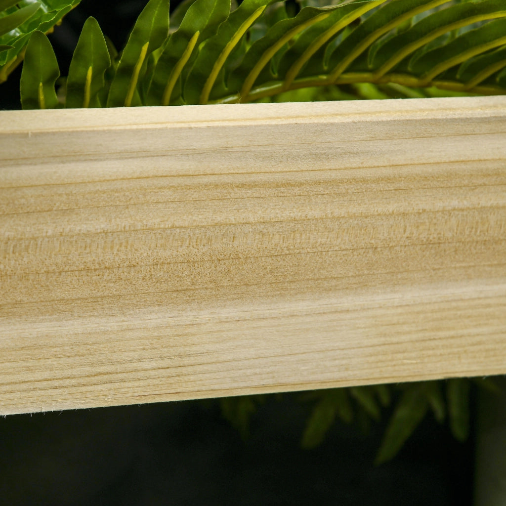 Letto da giardino rialzato a 3 livelli con griglia ¨C zephmum ¨C legno naturale