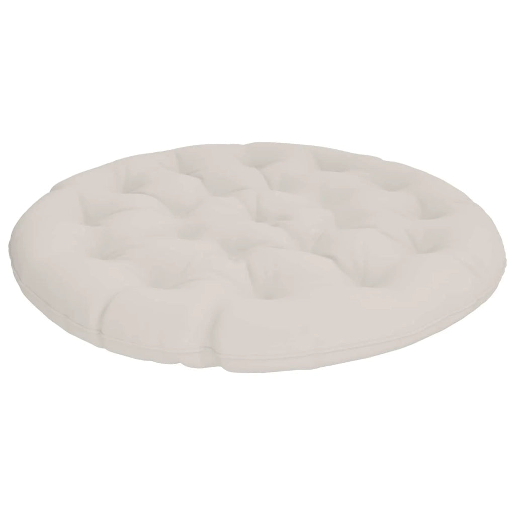 Cuscino per Sedia Papasan VIANEN 100% Poliestere Bianco 953965
