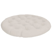 Cuscino per Sedia Papasan VIANEN 100% Poliestere Bianco 953965