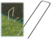 25 PZ PICCHETTI IN METALLO PER TELO PACCIAMANTE PACCIAMATURA CM.18X4