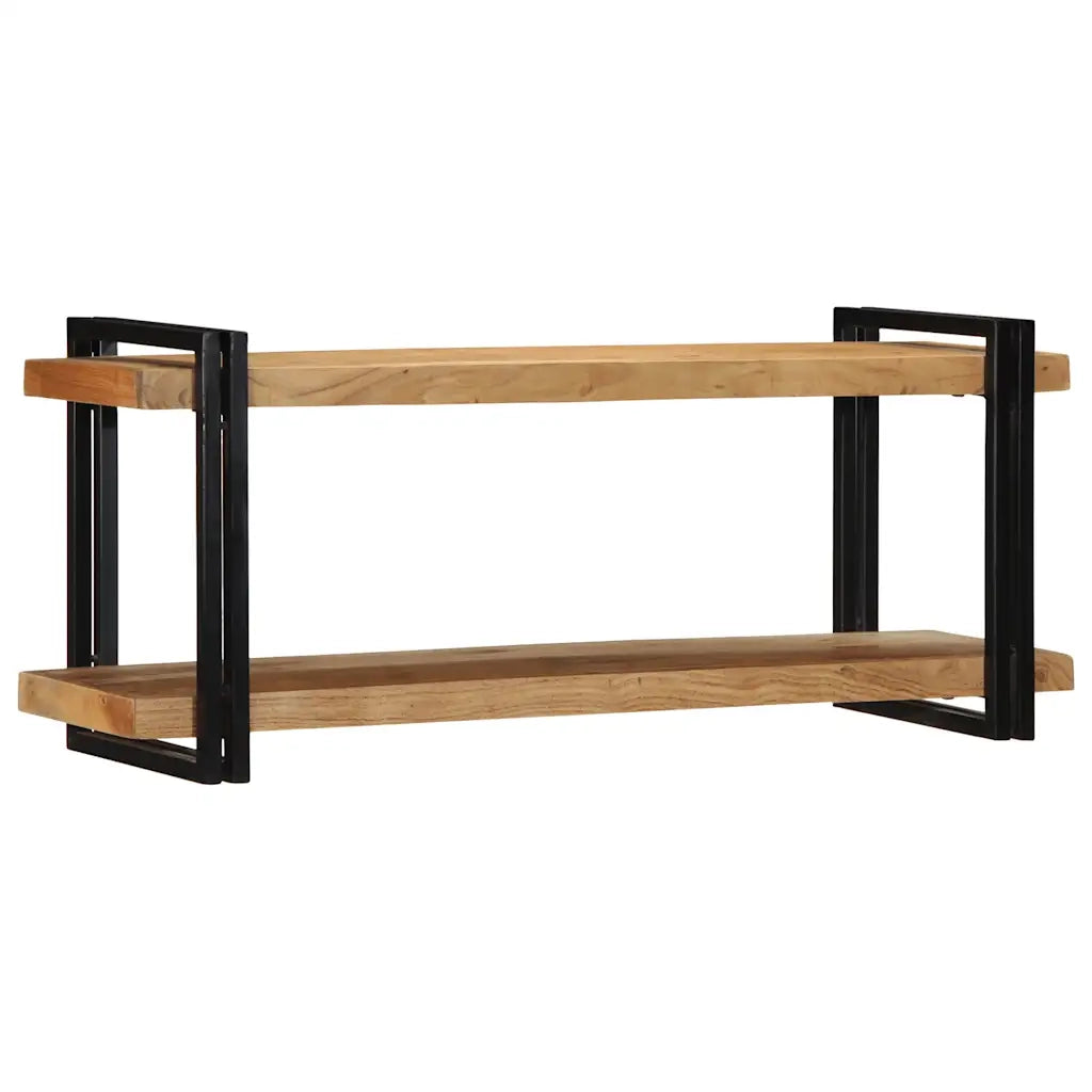 Mensola da Parete 110x33x45 cm Legno Massello di Acacia 4017490
