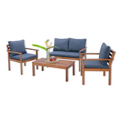 Set di mobili da giardino 4 pezzi in legno di acacia grigio naturale 03_0010527