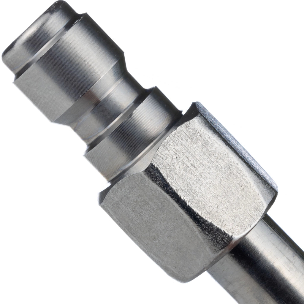 Lancia Alta Pressione 1/4" 34cm Tipo U – Qualità e Durata | Max 250 Bar, 60°C | Compatibile con Rosfix, Lavor