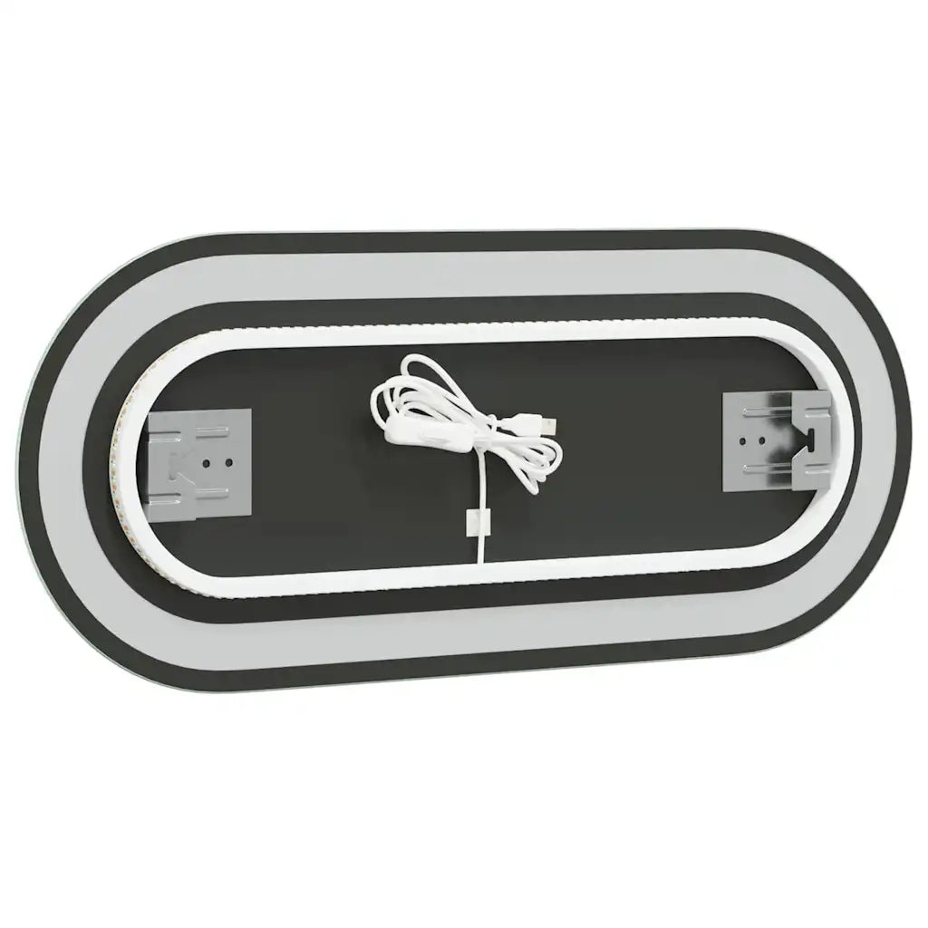 Specchio da Bagno LED 70x30 cm Ovale 353284
